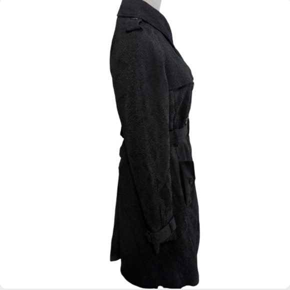RARE Altuzarra for Target 20th Anniversary Trench Coat Snake Print Black S - Picture 6 of 14